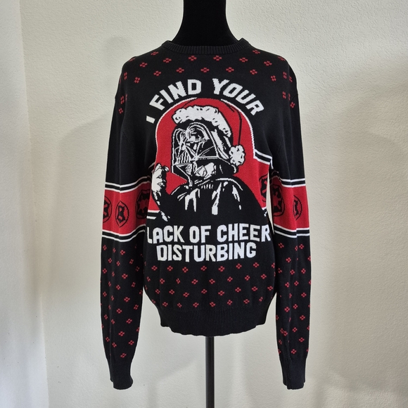 Star Wars Sweaters - Star Wars Black and Red Graphic Sweater